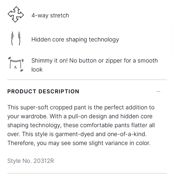 Spanx stretch twill cropped pants - Picture 4 of 10